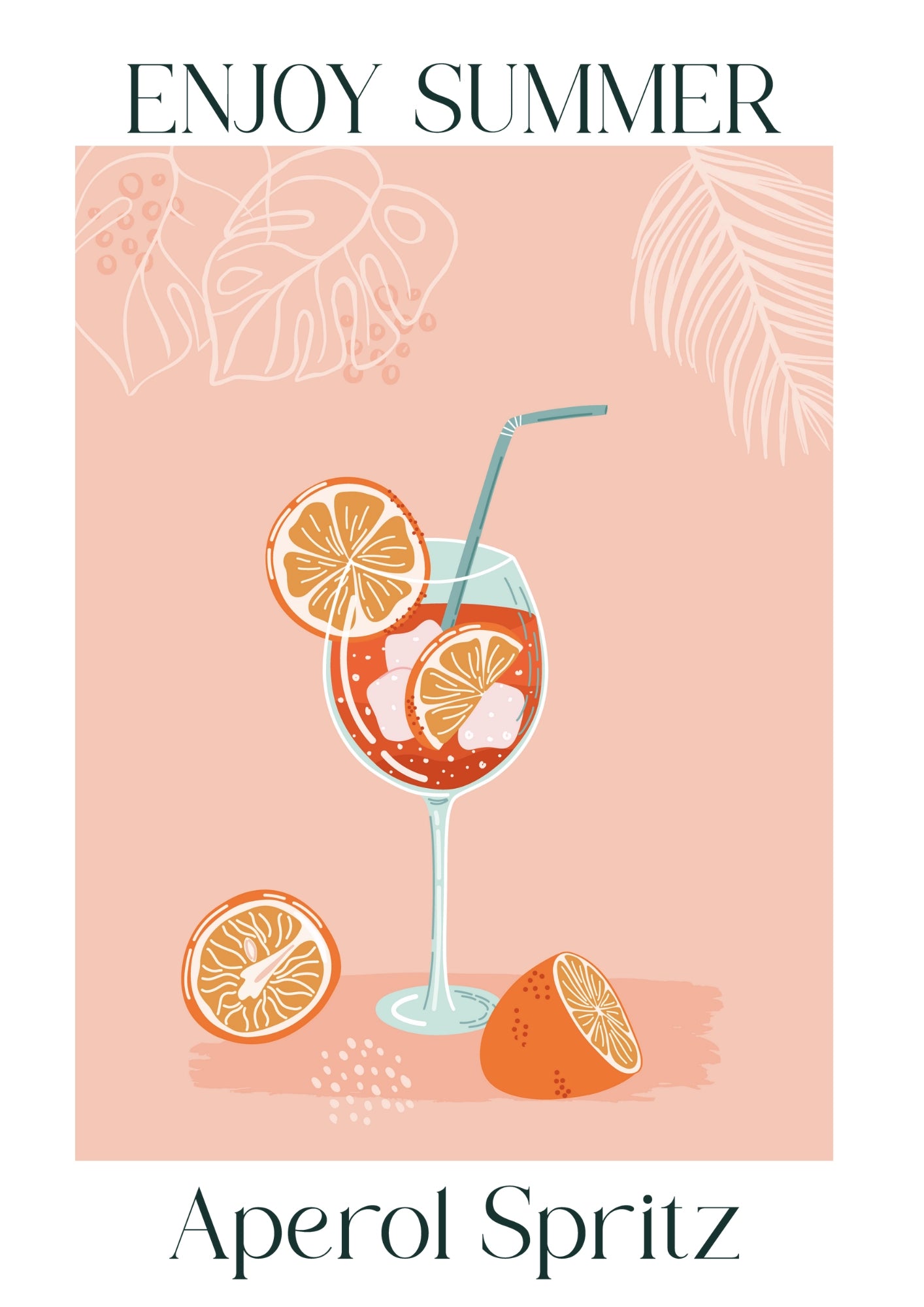 Enjoy Summer Aperol Spritz Plakat