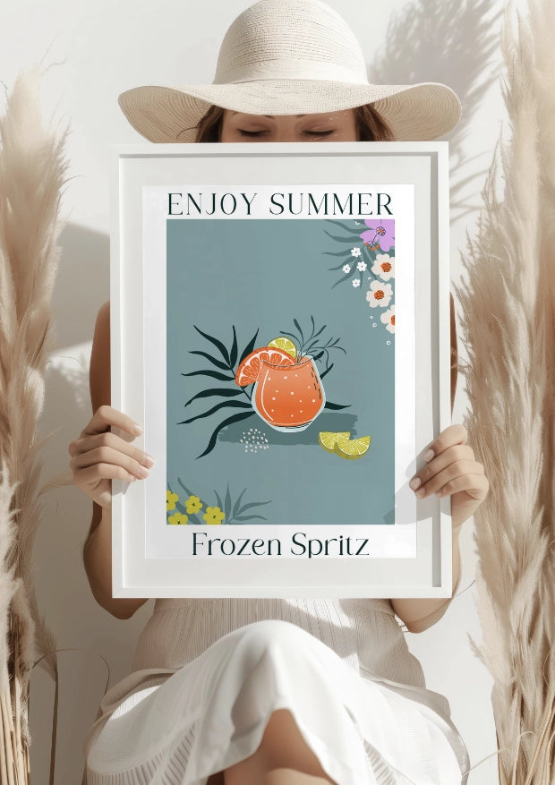 Enjoy Summer Frozen Spritz Plakat