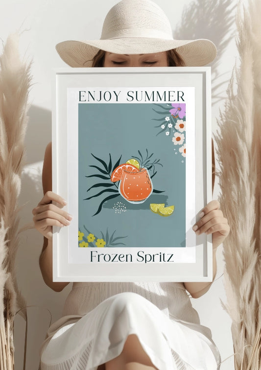 Enjoy Summer Frozen Spritz Plakat