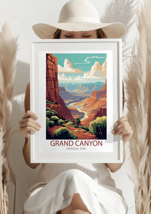 Widok na Grand Canyon National Park Plakat