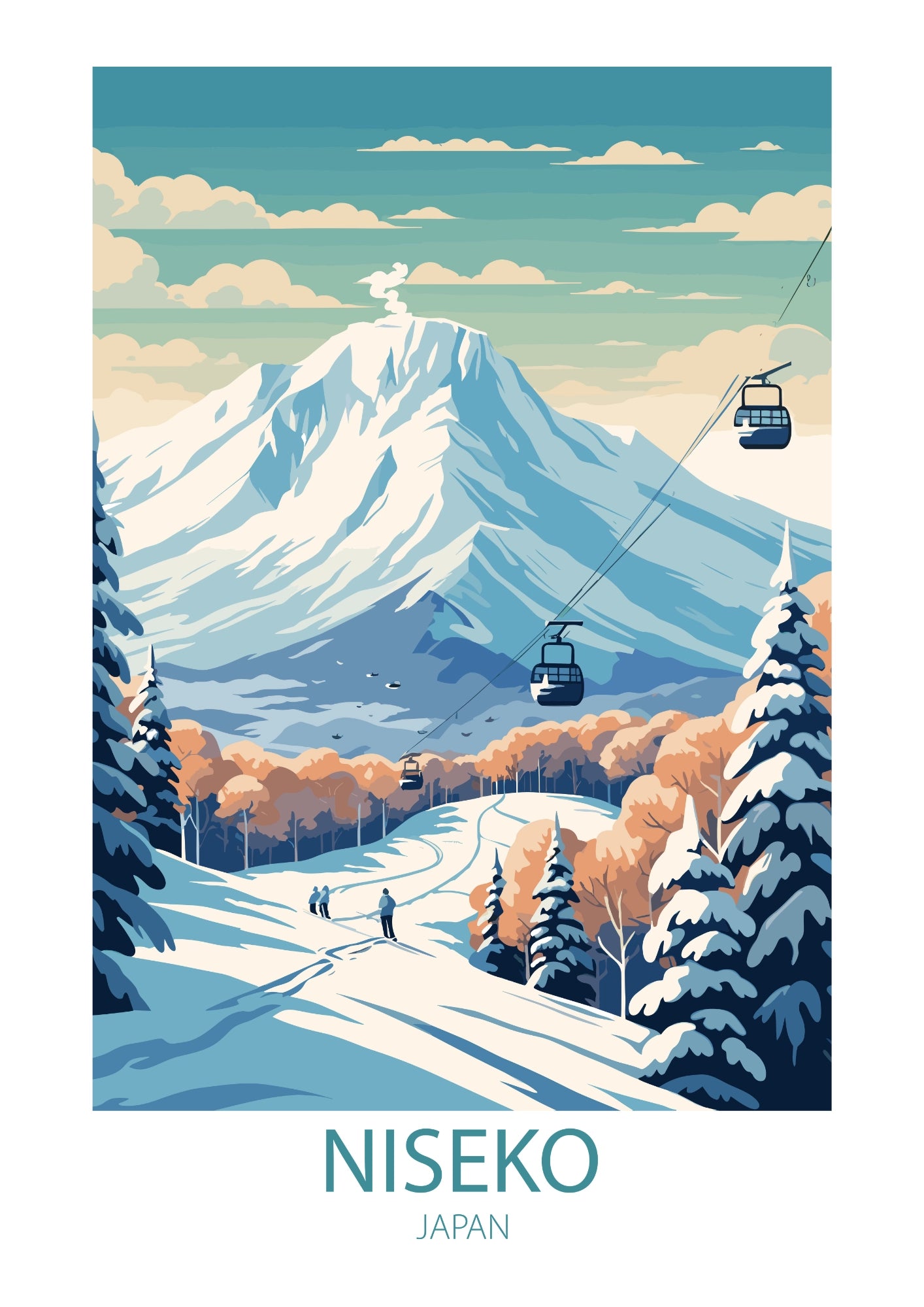 Niseko Winter Wonderland Plakat