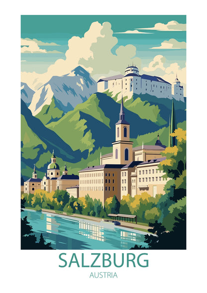 Salzburg Austria Plakat