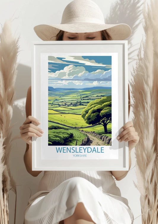 Malownicze Wensleydale w Yorkshire Plakat