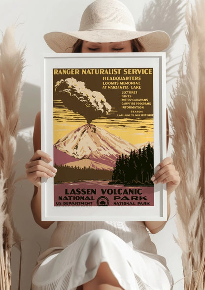 Lassen Volcanic National Park – Siła Natury w Kalifornijskim Parku Plakat