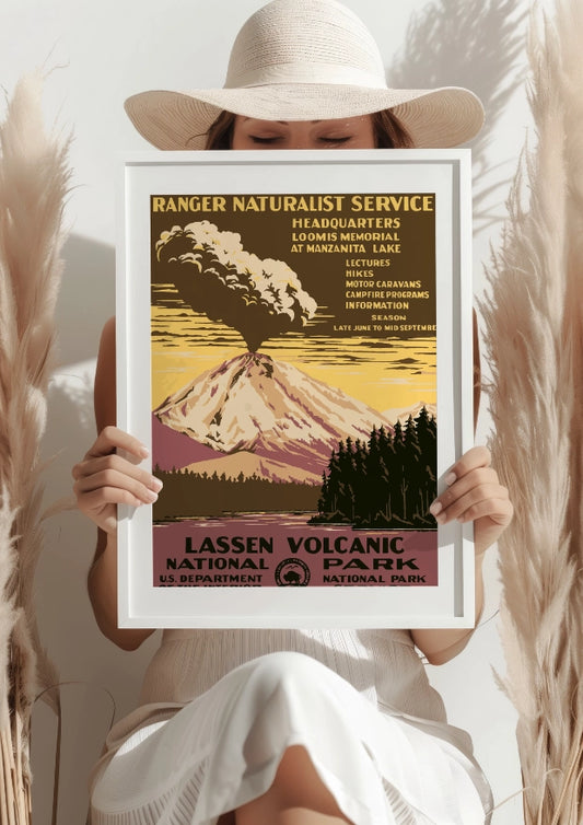 Lassen Volcanic National Park – Siła Natury w Kalifornijskim Parku Plakat