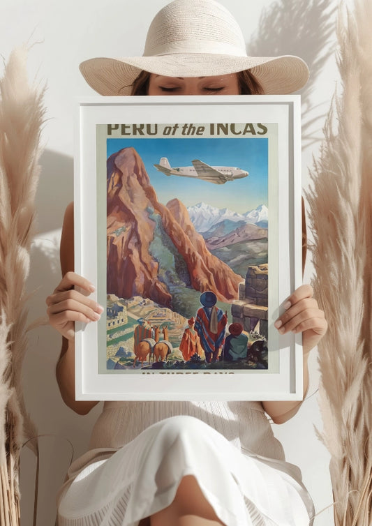 Peru of the Incas Wyprawa w Trzy Dni Plakat