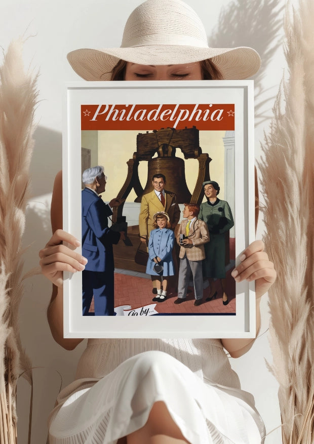 Philadelphia Liberty Bell Historyczny Plakat