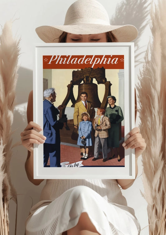 Philadelphia Liberty Bell Historyczny Plakat