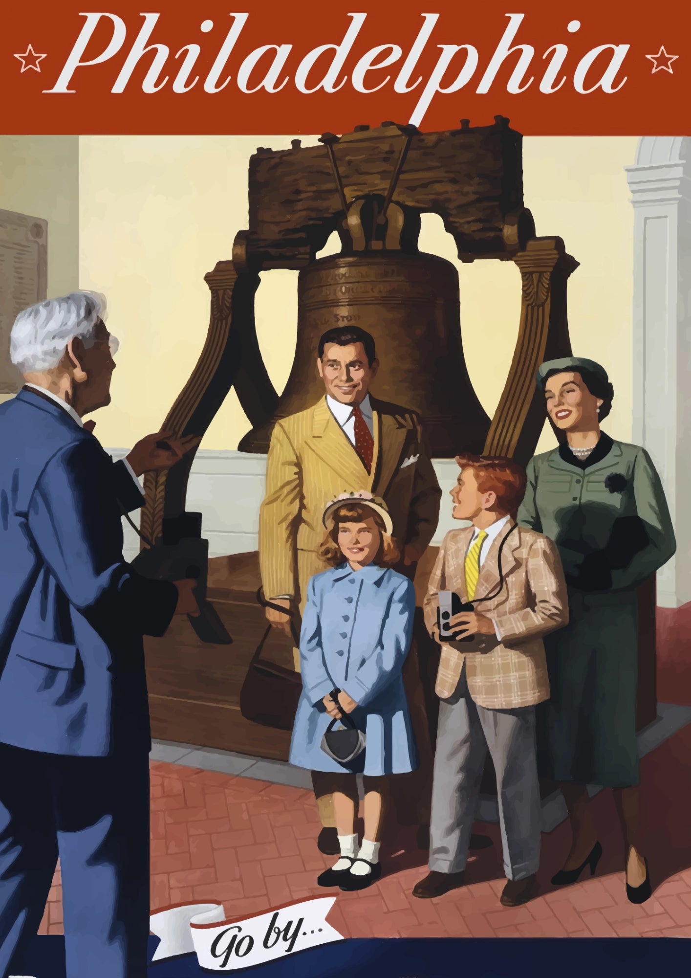 Philadelphia Liberty Bell Historyczny Plakat