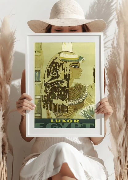 Starożytny Luxor w Egipcie Plakat