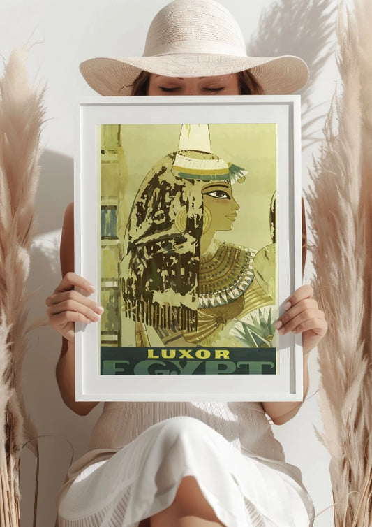 Starożytny Luxor w Egipcie Plakat