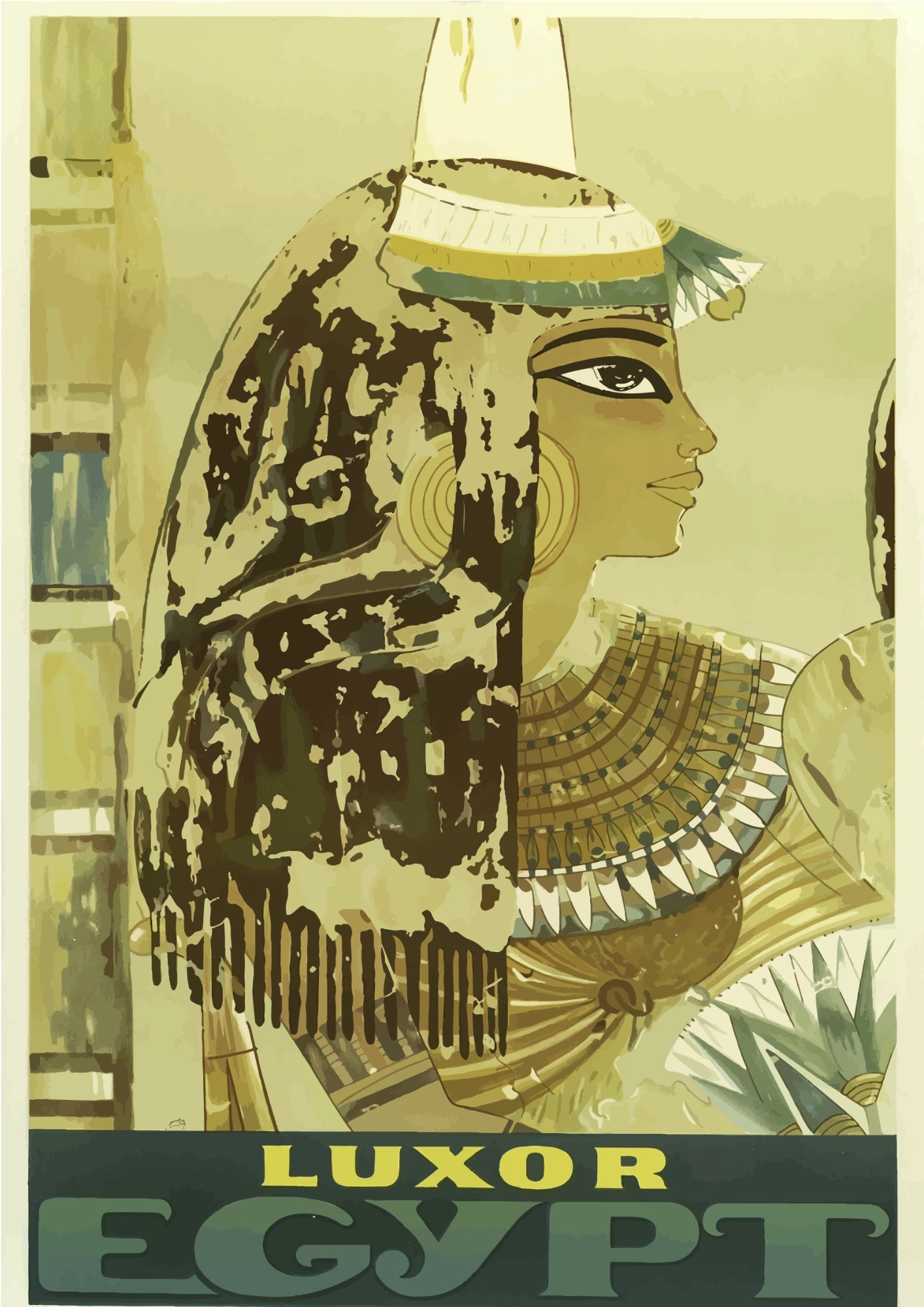 Starożytny Luxor w Egipcie Plakat