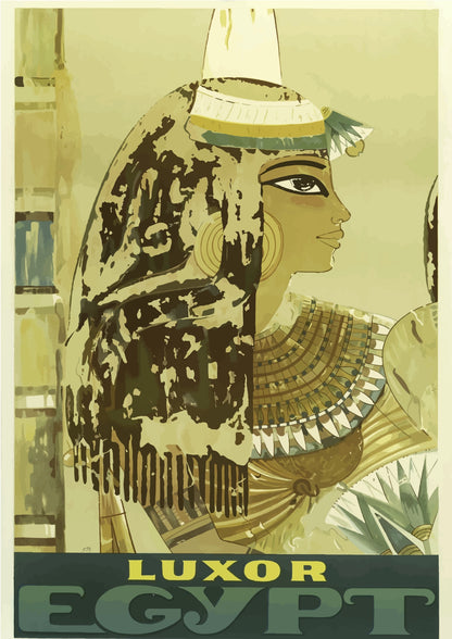 Starożytny Luxor w Egipcie Plakat