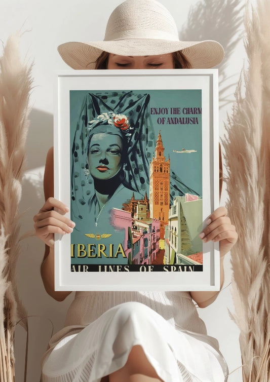 Andaluzja Piękno i Kultura Plakat