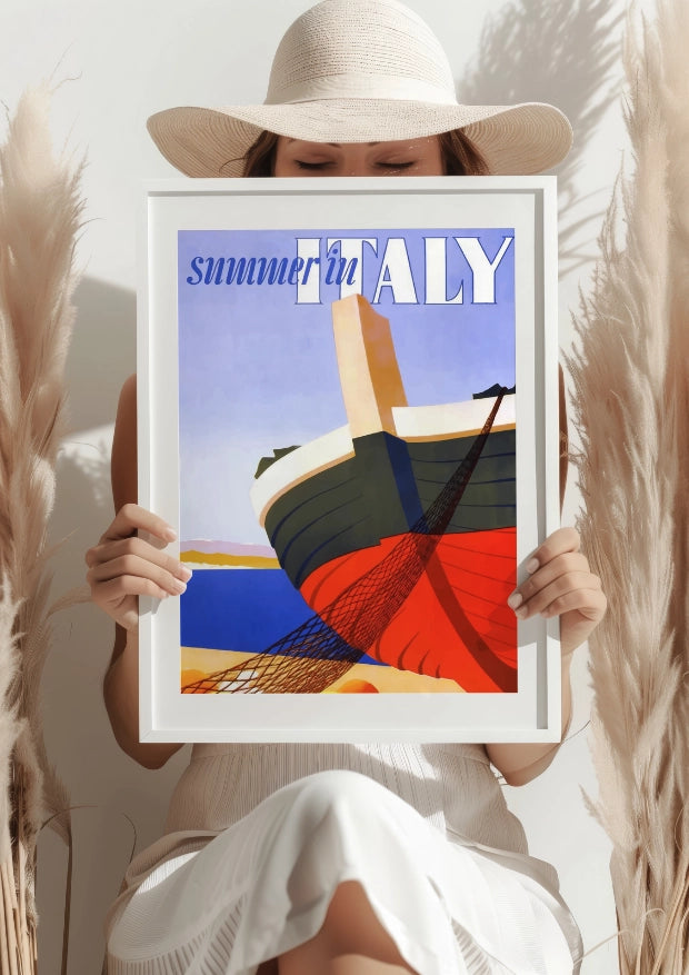 Lato we Włoszech Plakat