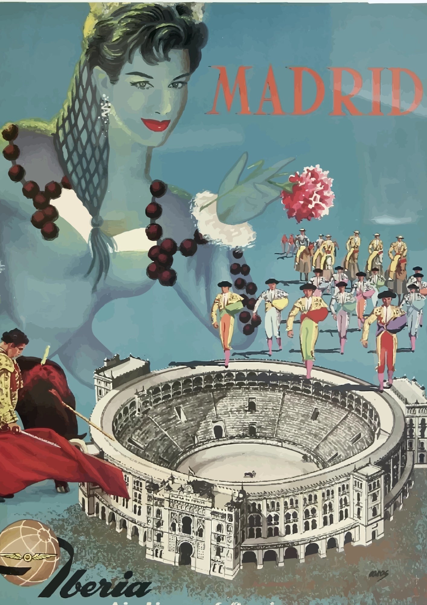 Madrid Plaza de Toros Plakat