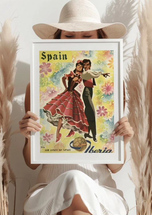 Hiszpańscy Tancerze Flamenco Plakat