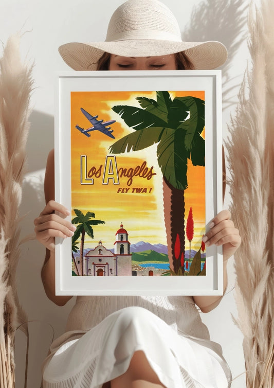 Los Angeles Fly TWA Plakat