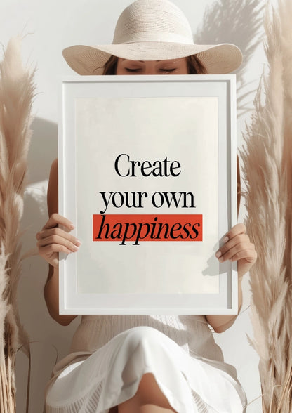 Create Your Own Happiness Plakat