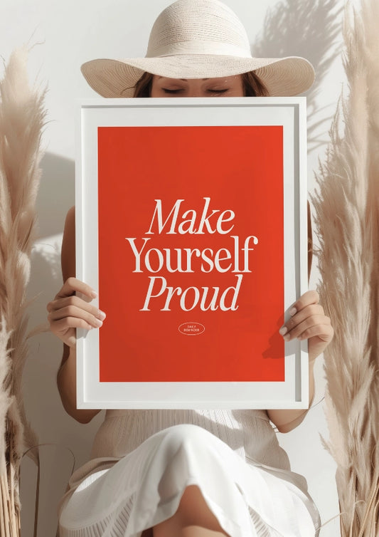 Codzienna Inspiracja i Dumna Motywacja Plakat