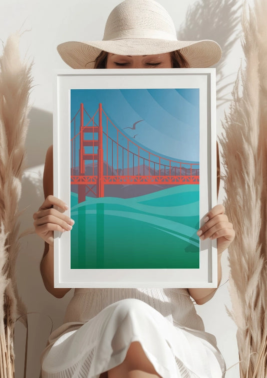 Most Golden Gate o Świcie - Plakat