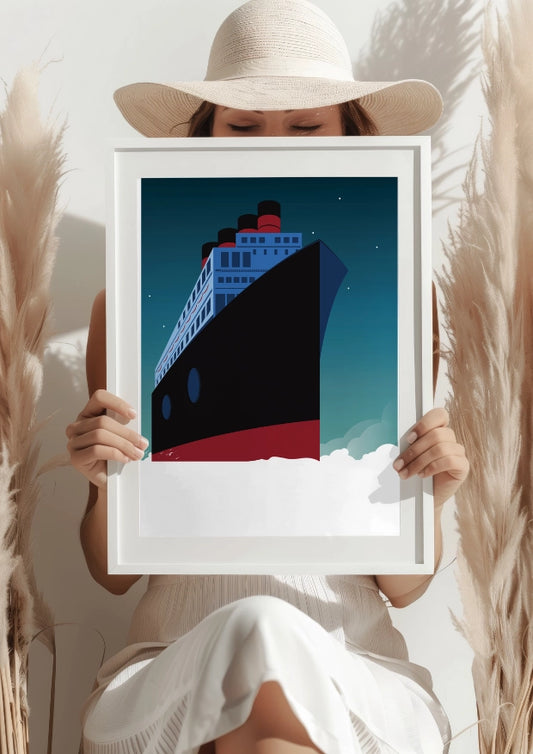 Luksusowy Okręt na Oceanie – Plakat