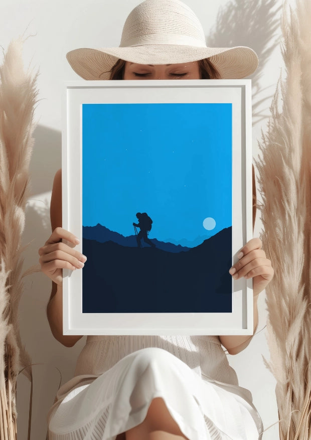 Nocna wędrówka po górach – Plakat