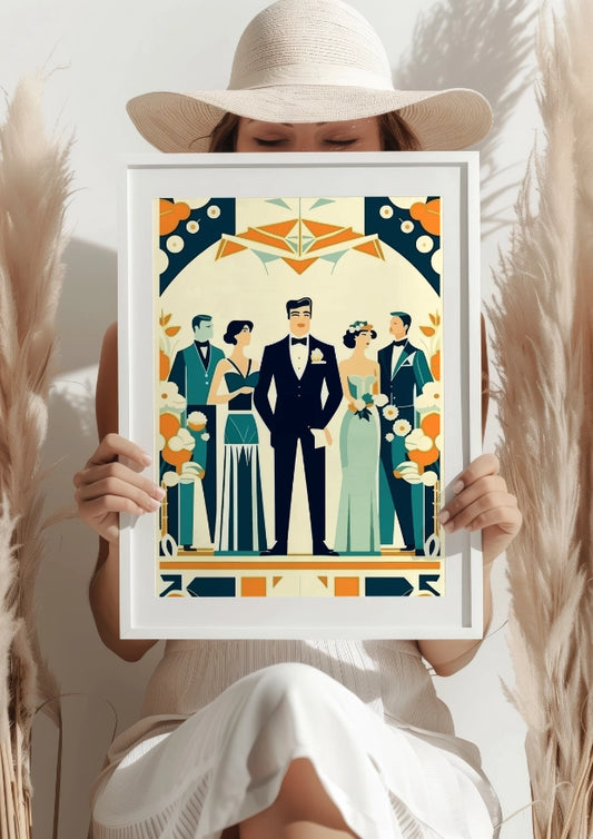 Art Deco Wesele – Plakat
