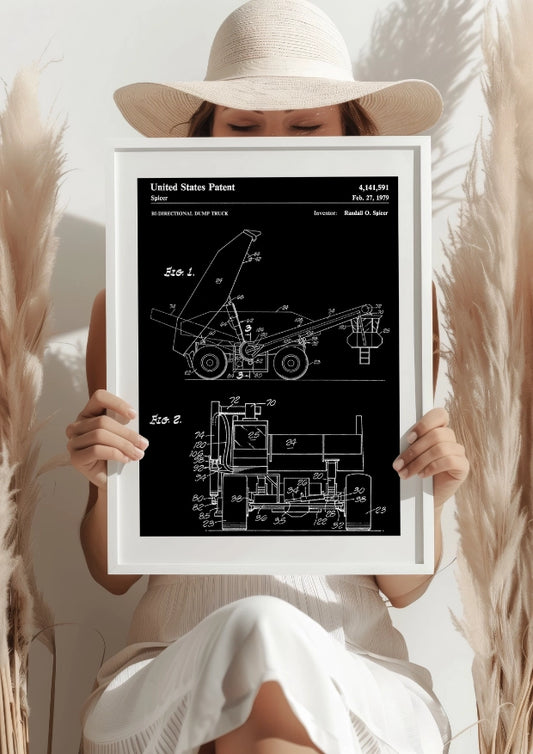 Patent na Terrestial-Celestial Display z 1967 Roku na Białym Tle Plakat