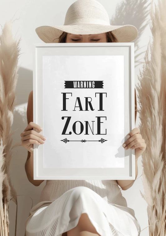 Strefa Śmiechu Ostrzeżenie Plakat