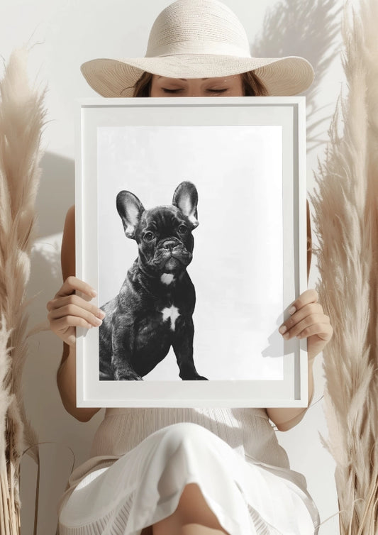 Czarujący Francuski Buldog Plakat