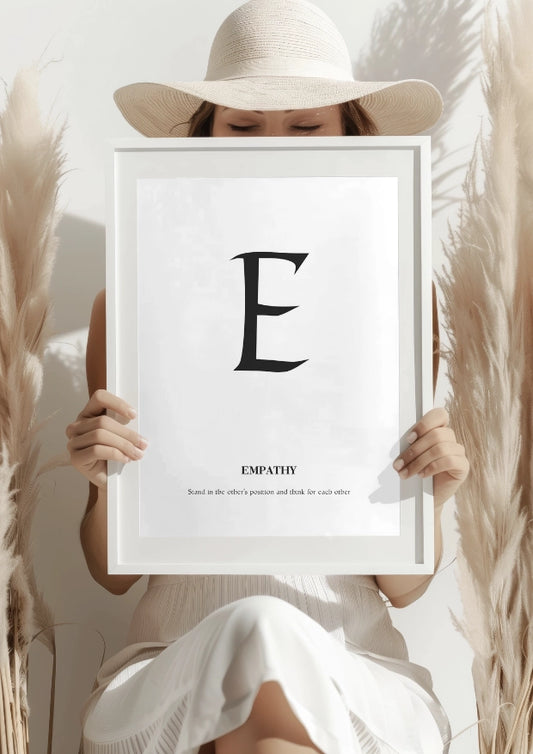 Empatia Codzienna Inspiracja Plakat