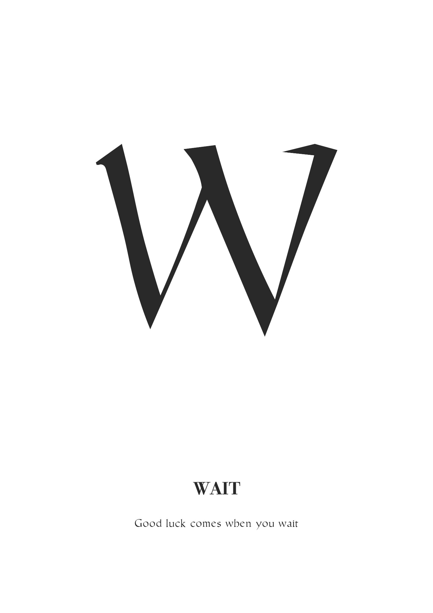 Wielkie Litery Motywacyjne Plakat