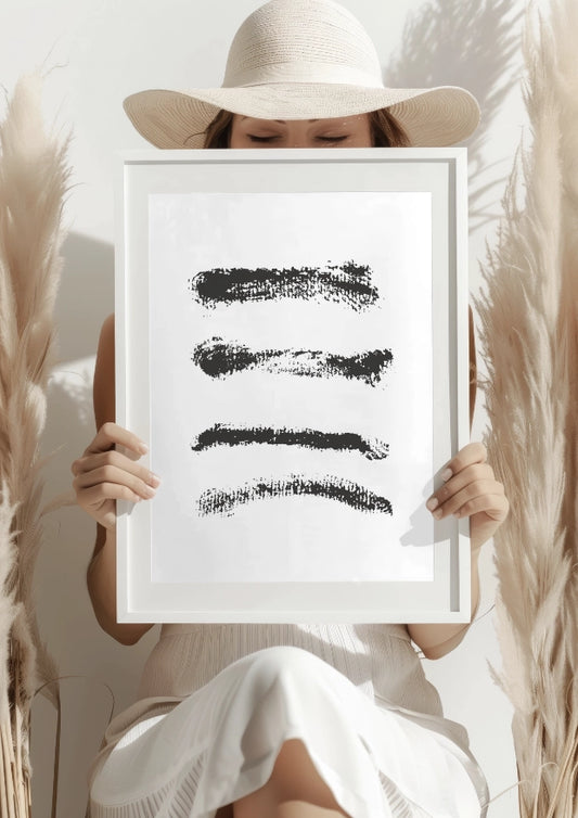 Minimalistyczna Elegancja Natury Plakat