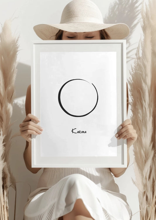 Okrąg Życia Karma Plakat