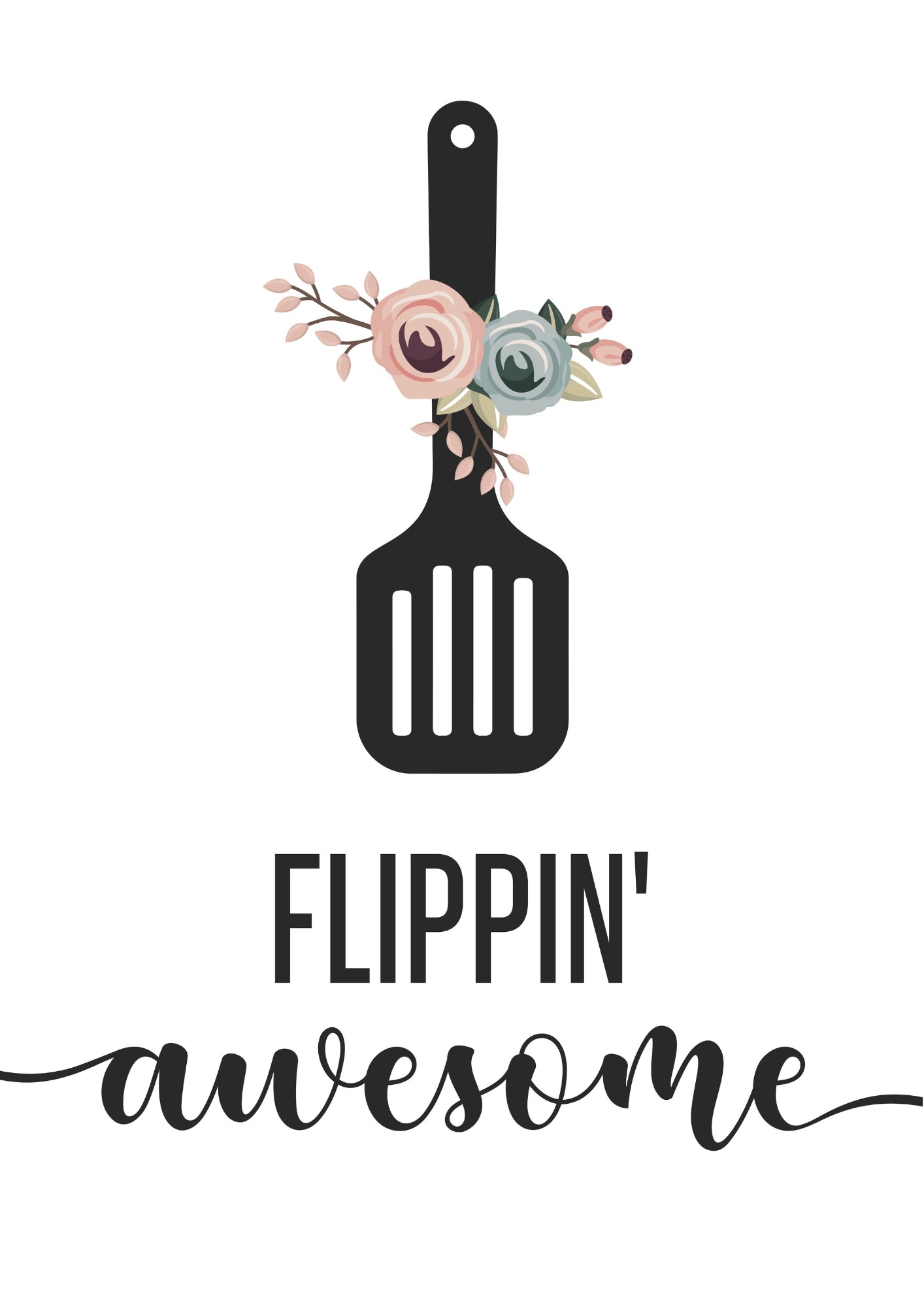 Kuchenne Inspiracje Flippin' Awesome Plakat