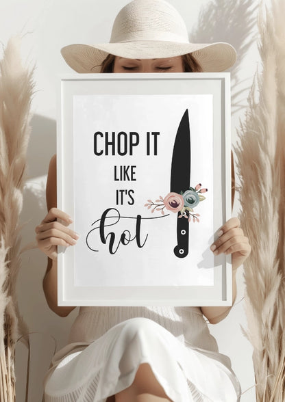 Kuchenne Noże Elegancji Plakat