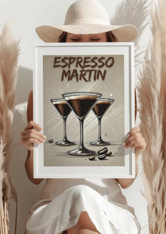 Kawiarniane Marzenia Martini Plakat