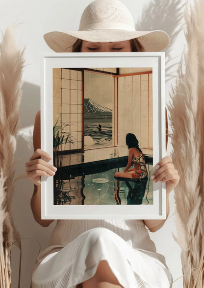 Japoński Spokój Przy Wodzie Plakat