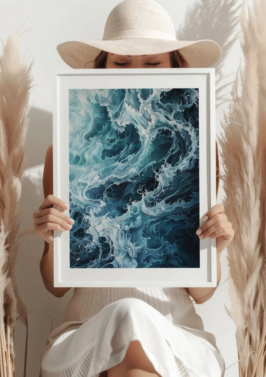 Magiczne Wiry Oceanu Plakat