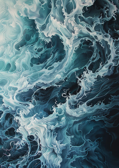 Magiczne Wiry Oceanu Plakat