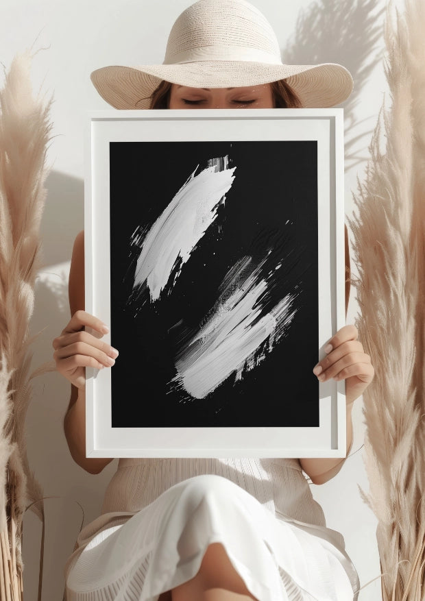 Minimalistyczna Gra Kontrastu Plakat