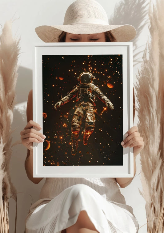 Kosmiczna Przygoda Astronauty Plakat