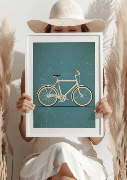 Retro Stylowy Rower Plakat