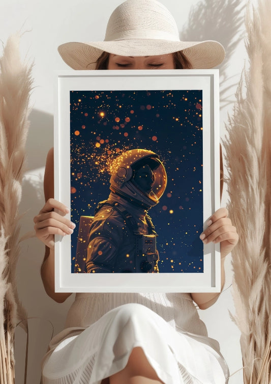 Kosmiczne Marzenia Astronauty Plakat
