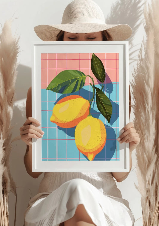 Cytrusowe Orzeźwienie Letnie Plakat