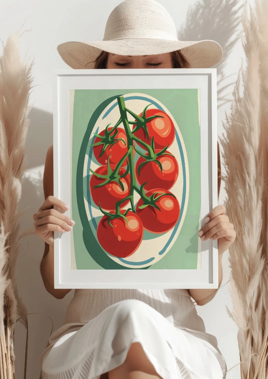 Letnie Soczyste Pomidory Plakat