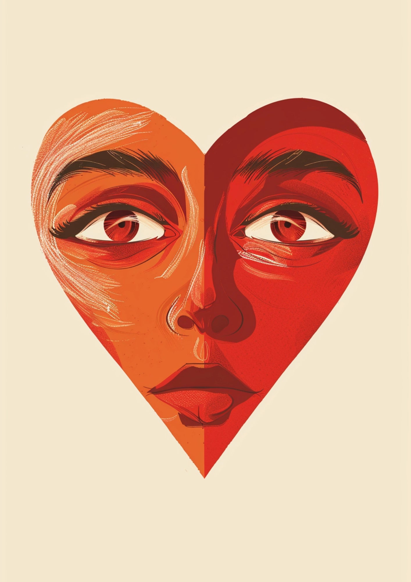 Serce Emocji Artystycznych Plakat