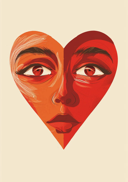 Serce Emocji Artystycznych Plakat