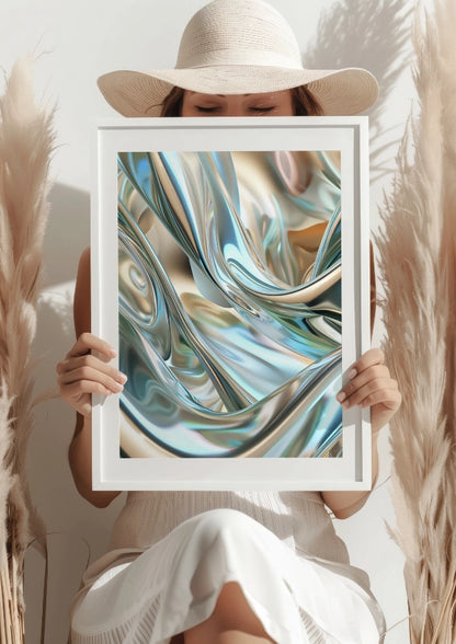 Abstrakcyjna Harmonia Kolorów Plakat
